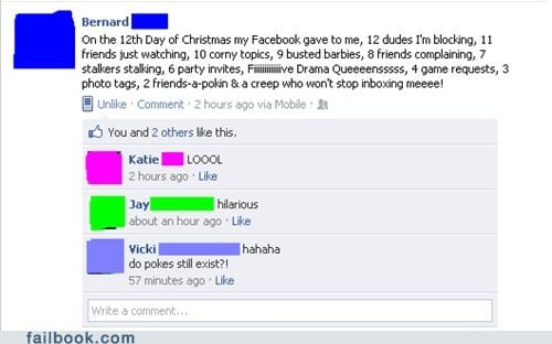 Christmas-days-of-facebook 12 days of facebook