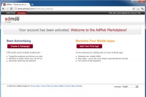 Monetize your AppsGeyser mobile apps with admob