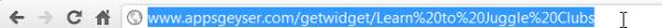 step 8- copy the address URL Browser App
