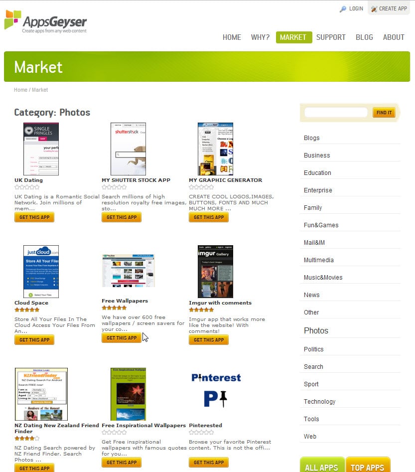 Apps Market -  8