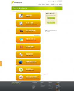make a You Tube app You tube app