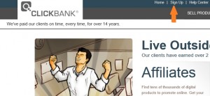 sign up to clickbank