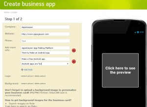 business Android app template