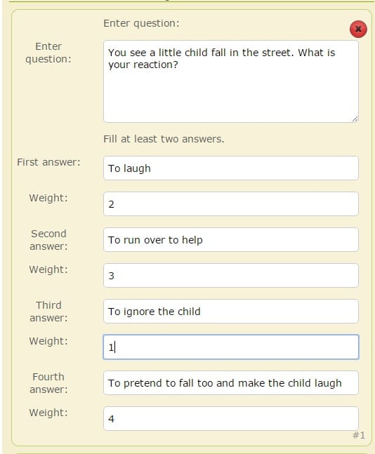 personality questions