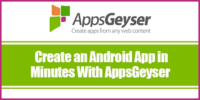 create an android app